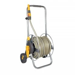 Hozelock Premium Metal Hose Cart With 50m Hose & Gun
