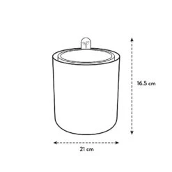 Elho Bouncy Basil Herb Pot Toffee Terracotta -Garden Master Deals Store 1230811 6