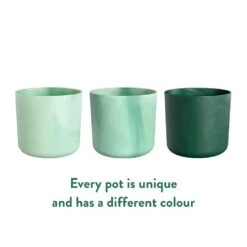 Elho The Ocean Collection Round Pot 22cm Pacific Green -Garden Master Deals Store 1230823 5