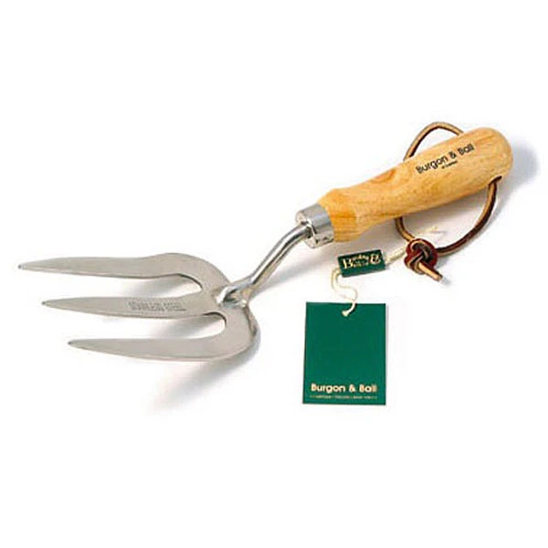 Burgon & Ball RHS Stainless Steel Hand Fork 1 Burgon & Ball RHS Stainless Steel Hand Fork