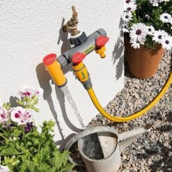 Hozelock Flowmax 3-Way Tap Connector -Garden Master Deals Store 924990 2