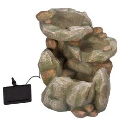 Smart Solar Rock Falls Solar Fountain 5 Smart Solar Rock Falls Solar Fountain -Garden Master Deals Store 945202 2