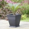Piazza Square Planter 34cm (Various Colours)