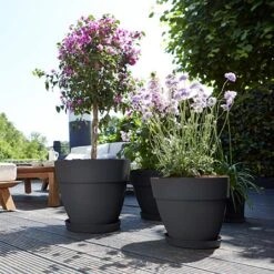 Elho Vibia Campana 35cm Round Planter (Various Colours) -Garden Master Deals Store VIBCAMRND35 3