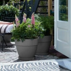 Elho Vibia Campana 35cm Round Planter (Various Colours) -Garden Master Deals Store VIBCAMRND35 5